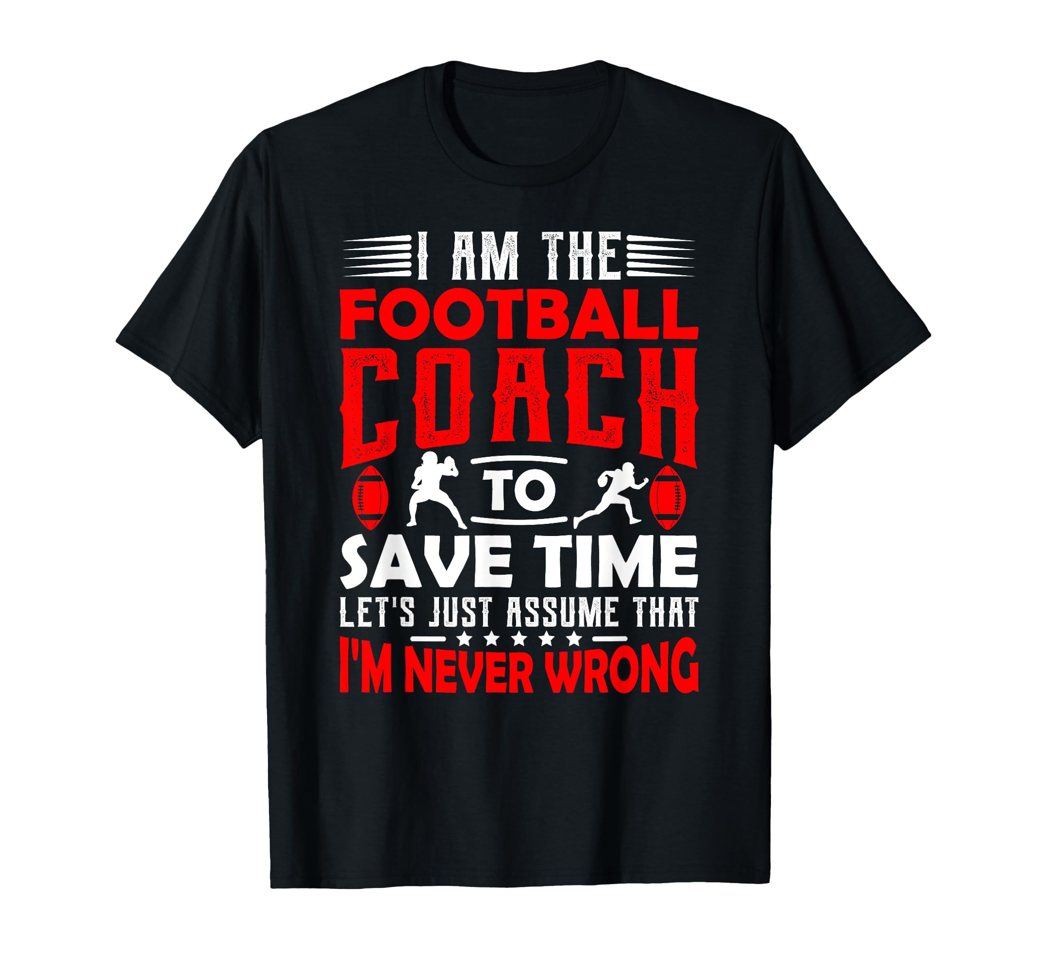 Football Coach Gifts Coaching T-Shirt - Fun Novelty Design Unisex