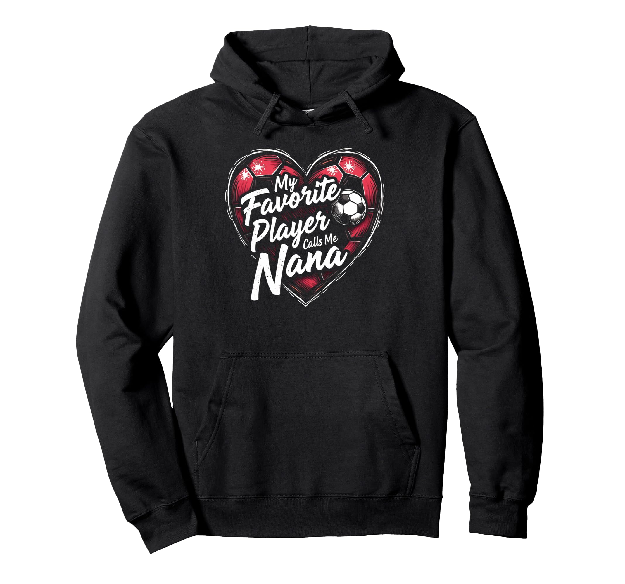 Proud Soccer Nana Funny Grandma Lover Hoodie - Trendy Graphic Men Women