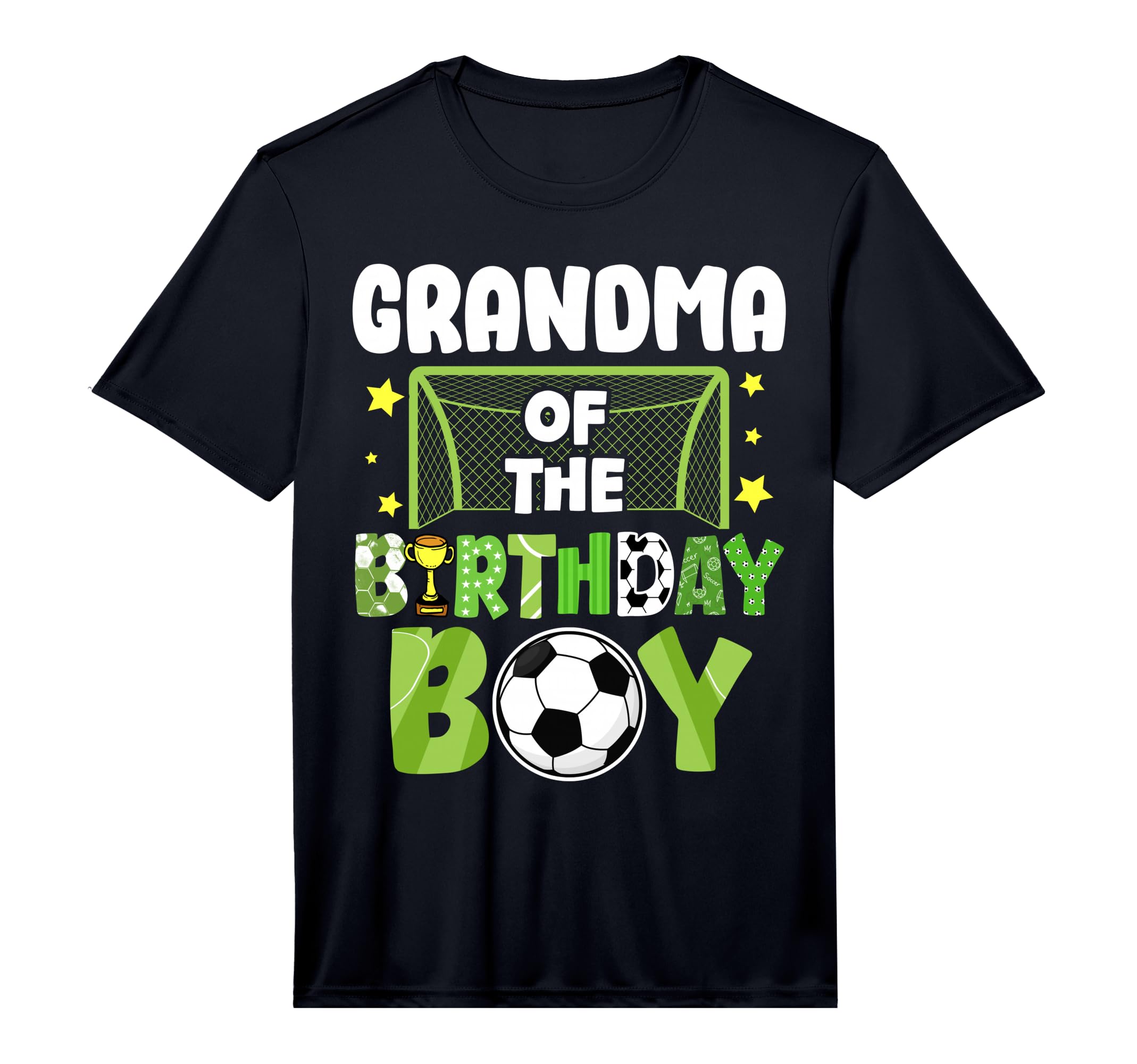 Mens Soccer Grandma Birthday Party T-Shirt - Aesthetic Graphic Men Women