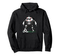 Baseball Soccer Player Sunglasses Cartoon Hoodie - Graphic Print Unisex