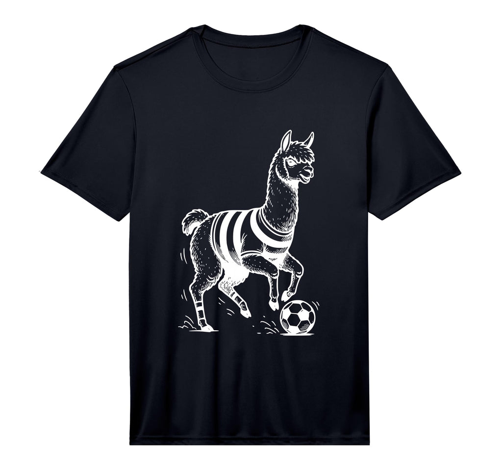Mens Alpaca Soccer Sport Animal T-Shirt - Custom Art Print Unisex