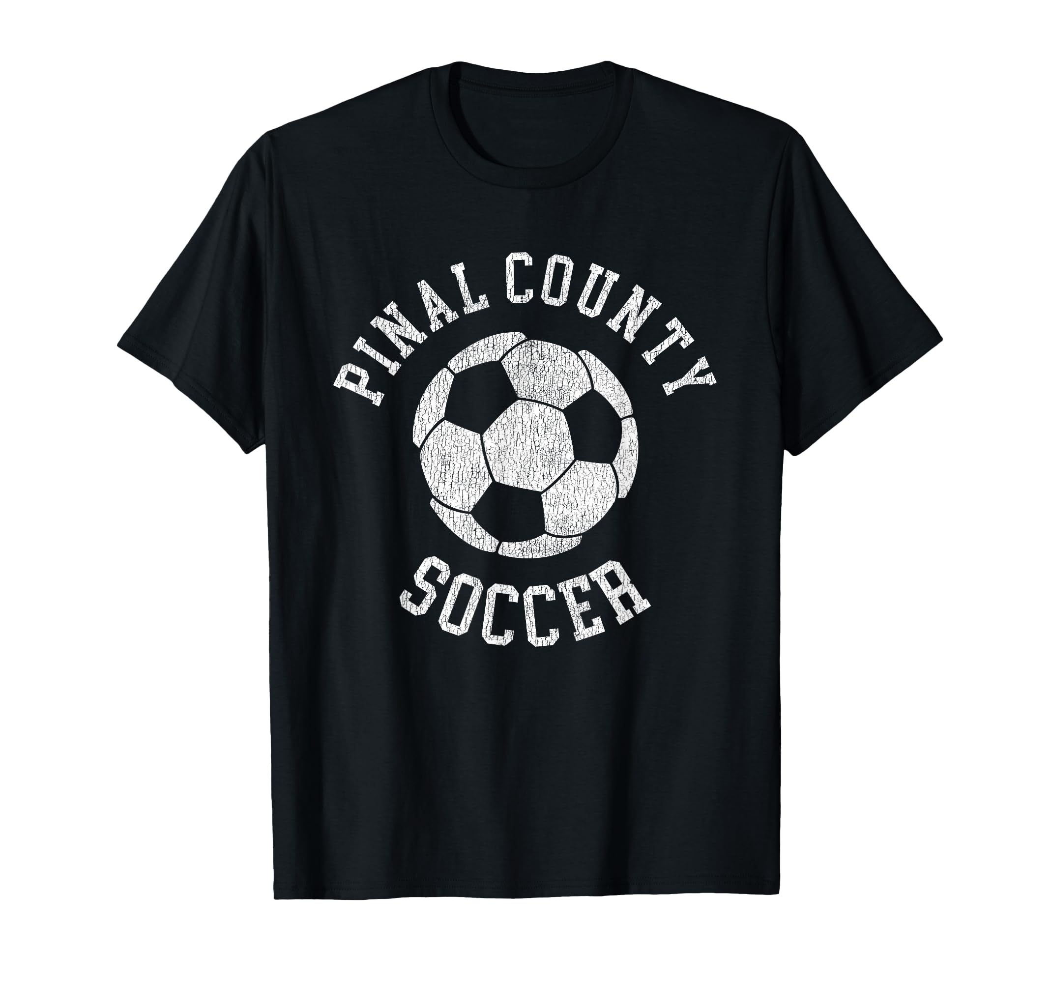 Pinal County Soccer Distressed T-Shirt - Casual Everyday Wear for Adults