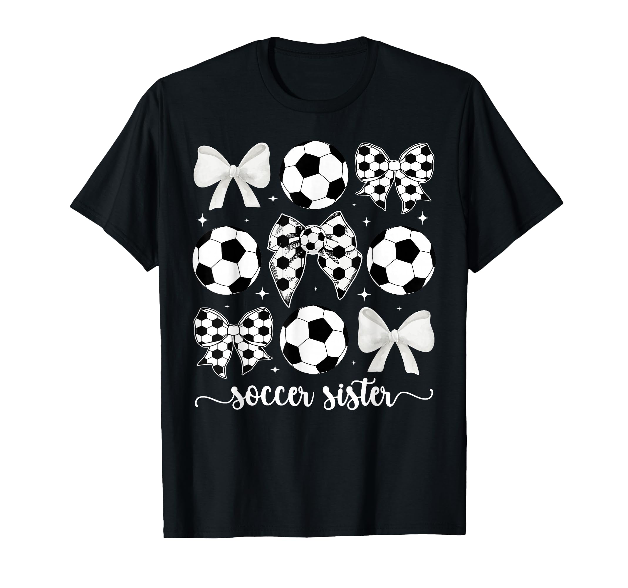 Soccer Sister Coquette Sister T-Shirt - Fun Novelty Design for Adults