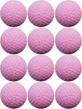 Cat Golf Balls for Indoor Cats Toy Ball Kitten Toys Interactive Cat Ball Sponge Foam Sponge Soccer Balls (Magenta)