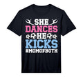 Mens She Dances He Kicks Mom Both Dance T-Shirt - Unique Graphic Men Women