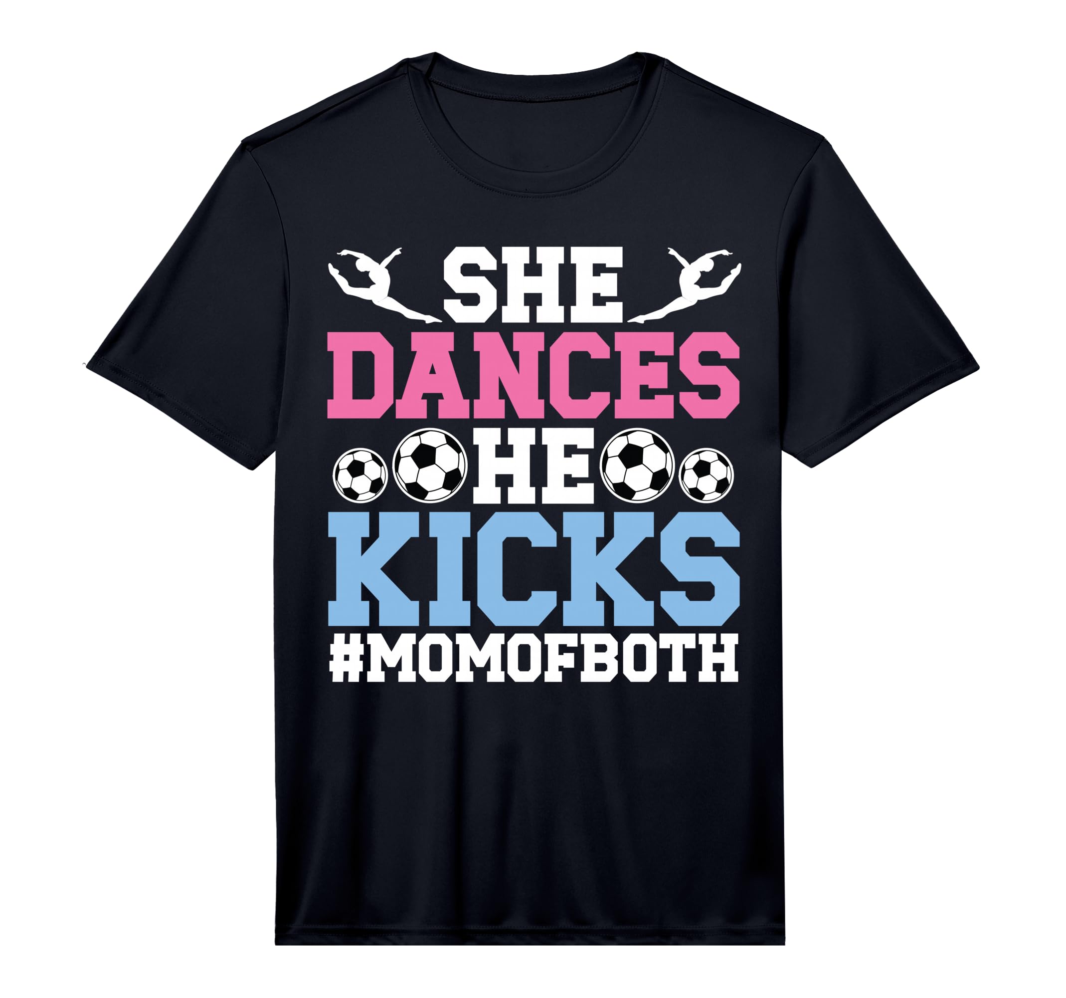 Mens She Dances He Kicks Mom Both Dance T-Shirt - Unique Graphic Men Women