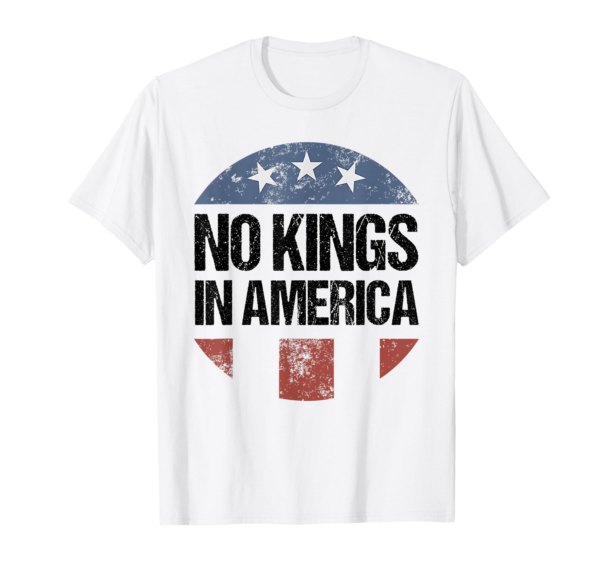 No Kings America Patriotic No Kings T-Shirt - Fun Novelty Design for Adults