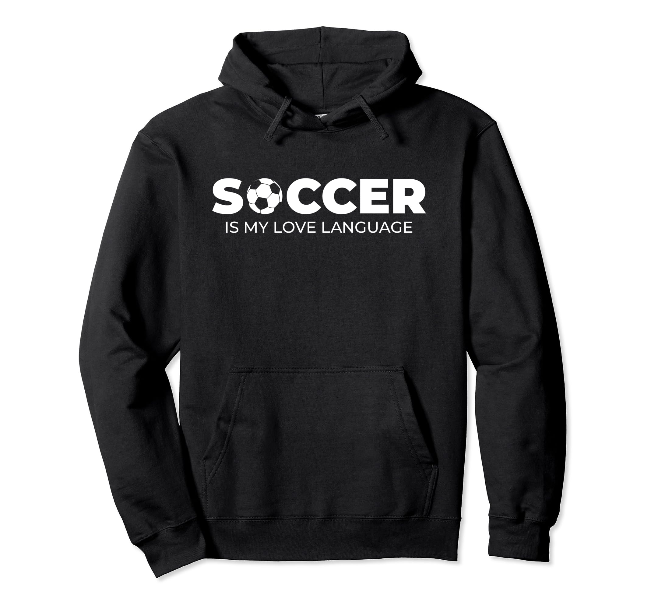 Soccer Is My Love Language Soccer Player Hoodie - Custom Art Print Unisex