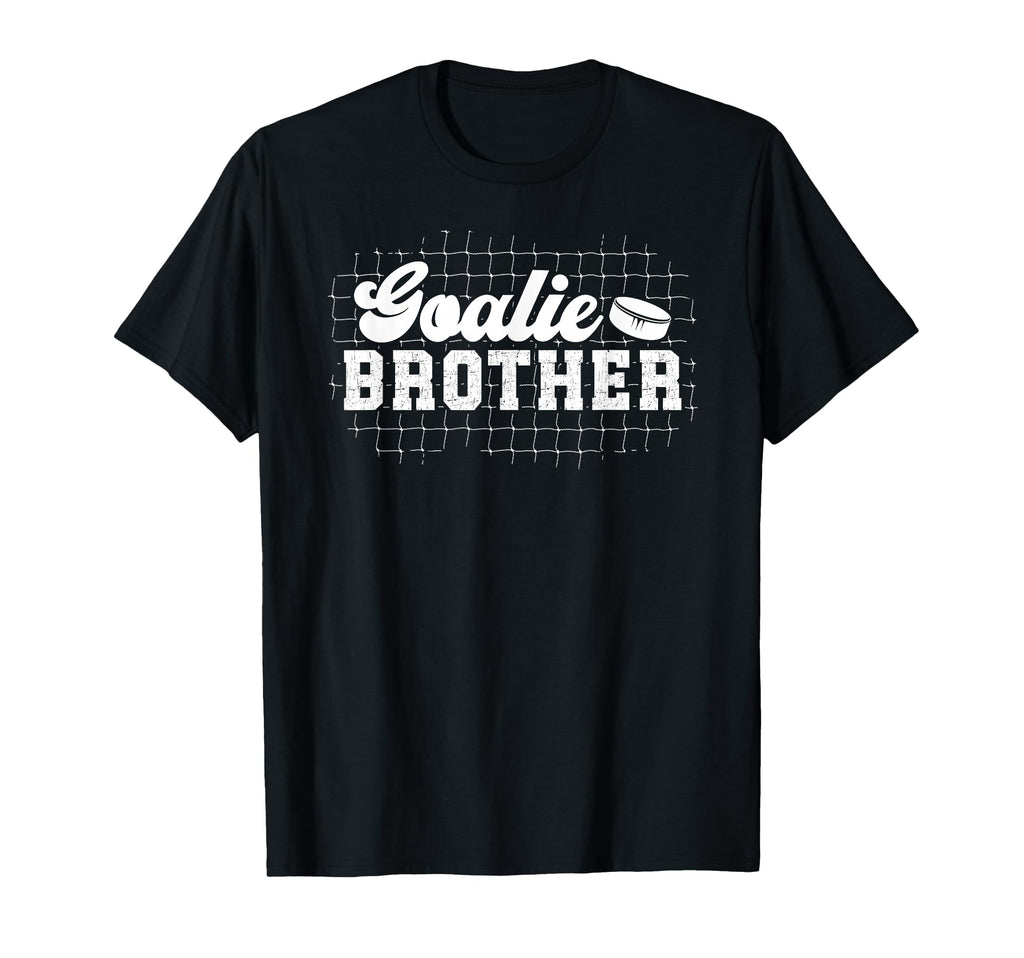Ice Hockey Goalie Brother Hockey Keeper T-Shirt - Novelty Apparel Unisex