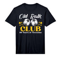 Mens Old Balls Club Soccer 80 Years Awesome T-Shirt - Graphic Print Unisex