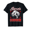 Soccer Cousin Family Matching Team T-Shirt - Minimalist Print Unisex