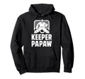 Ice Hockey Keeper Papaw Ice Hockey Goalie Hoodie - Unique Graphic Unisex