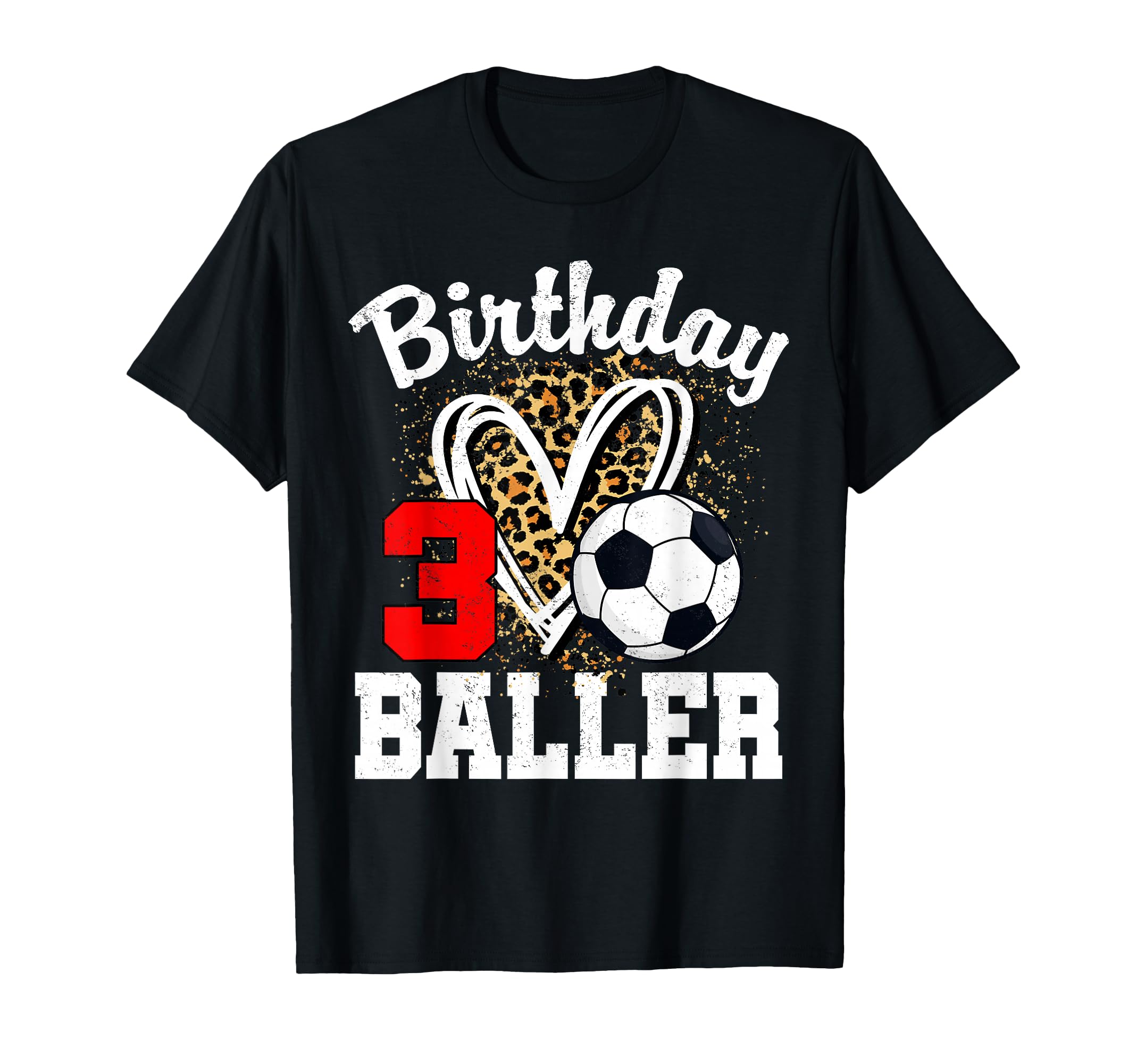 3Rd Birthday Baller 3 Year Old Birthday T-Shirt - Streetwear Style Unisex