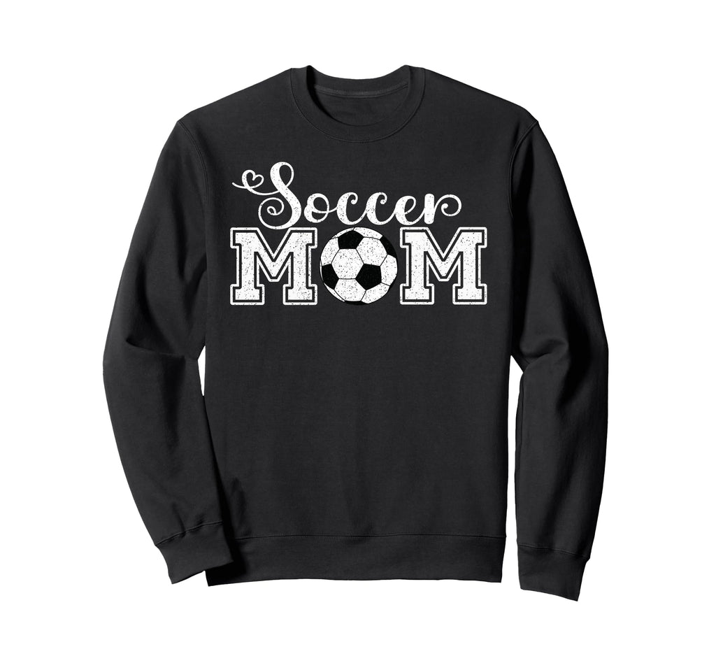 Soccer Mom Soccer Mama Checkered Sweatshirt - Trendy Graphic Unisex