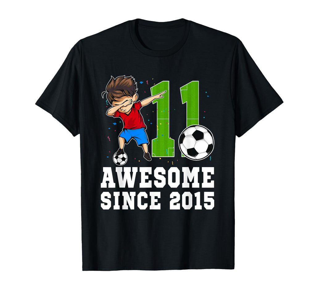 11 Year Old Birthday Soccer Player T-Shirt - Minimalist Print for Adults