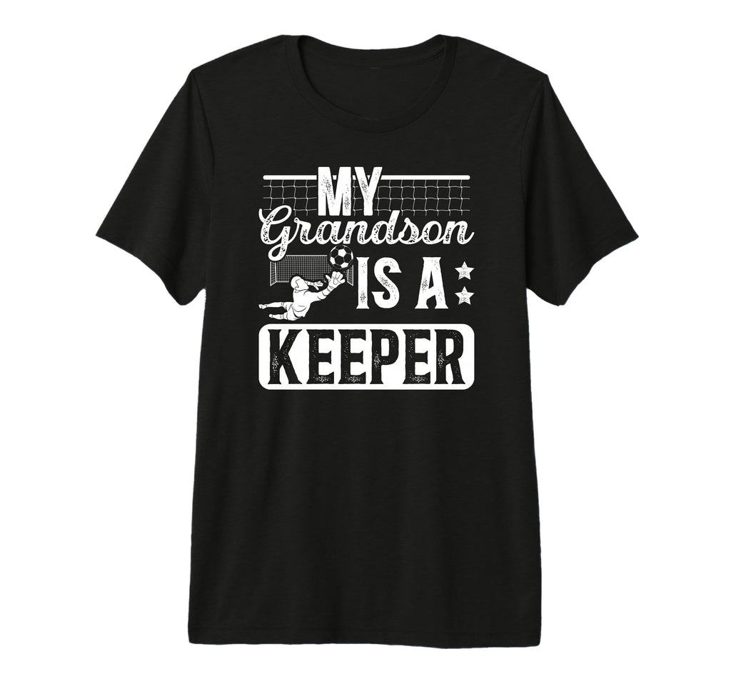 Mens Proud Soccer Keeper Papaw Soccer T-Shirt - Minimalist Print Unisex