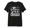 Mens Proud Soccer Keeper Papaw Soccer T-Shirt - Minimalist Print Unisex