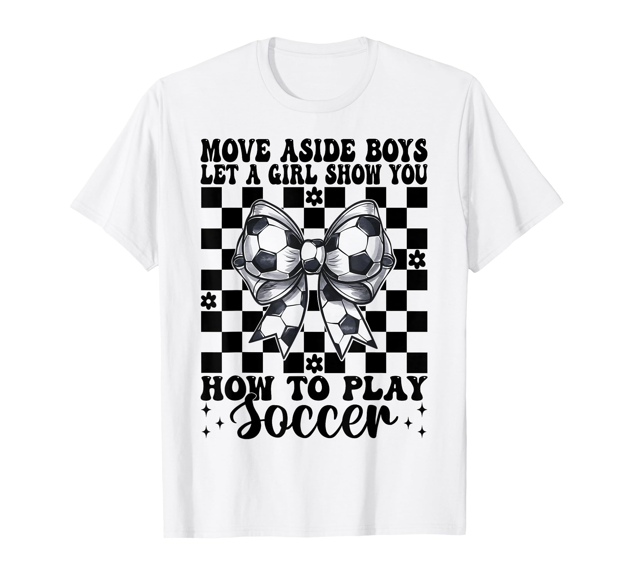 Let Show You How To Play Soccer Mom T-Shirt - Minimalist Print for Adults