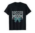 Soccer Mom Coquette Bow Mothers Day T-Shirt - Fun Novelty Design Unisex