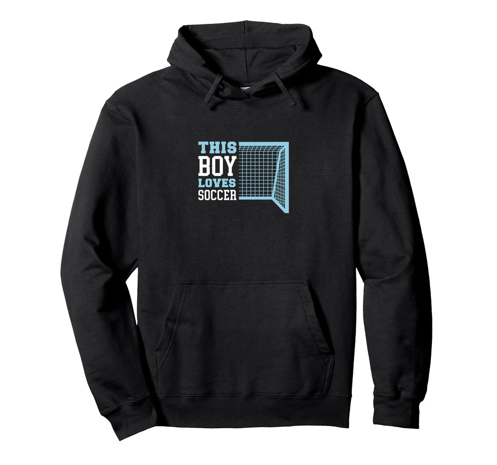 Funny Loves Soccer Hoodie - Minimalist Print Men Women
