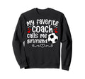 Proud Soccer Coachs Girlfriend Sweatshirt - Aesthetic Graphic for Adults