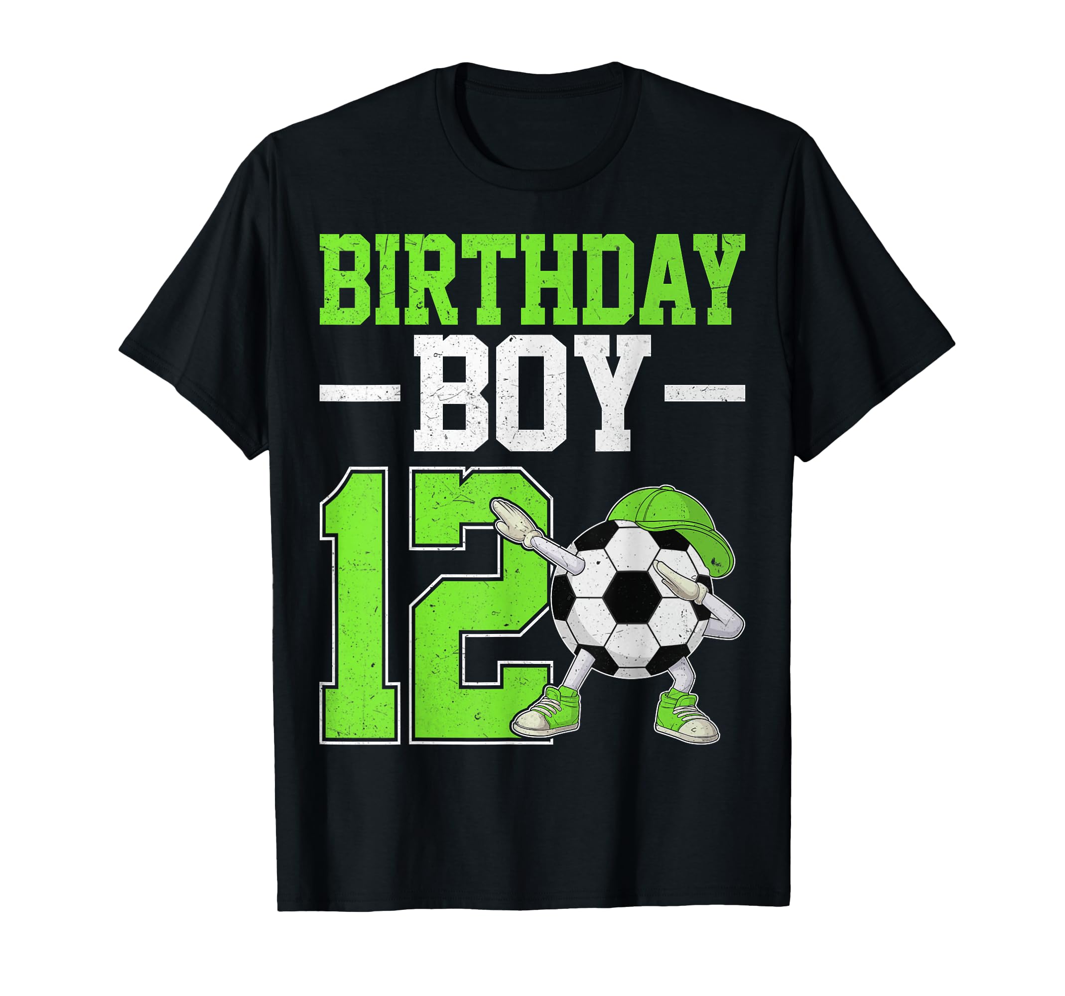 Dabbing 12 Years Old Soccer Lover T-Shirt - Minimalist Print for Adults