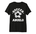 Mens Soccer Abuelo Soccer Ball T-Shirt - Minimalist Print for Adults