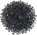 WAYBER 2 Lbs/920g Black Obsidian Quartz Crystal Stones Irregular Decorative Rocks Aquarium Pebbles Gravels for Fish Turtle Tank/Succulent Plants/Air Plants Decoration (Fill 2 Cups)