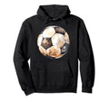 Soccer Ball Sports Lovers Player Hoodie - Fun Novelty Design Men Women