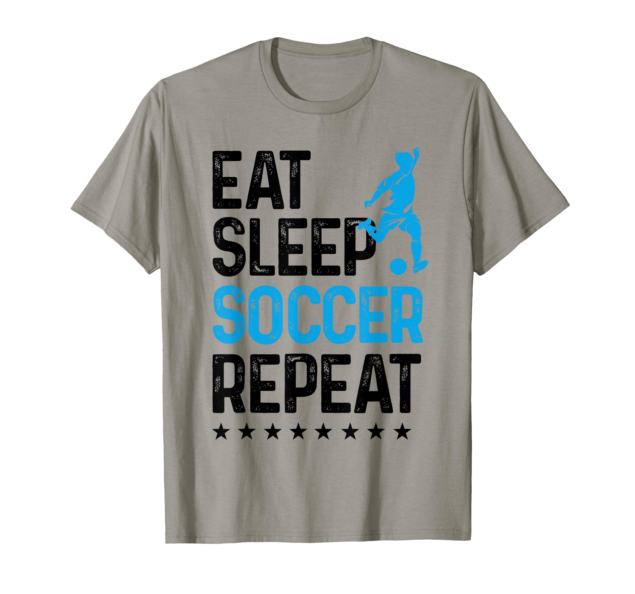 Eat Sleep Soccer Repeat Sport Player T-Shirt - Novelty Apparel Men Women