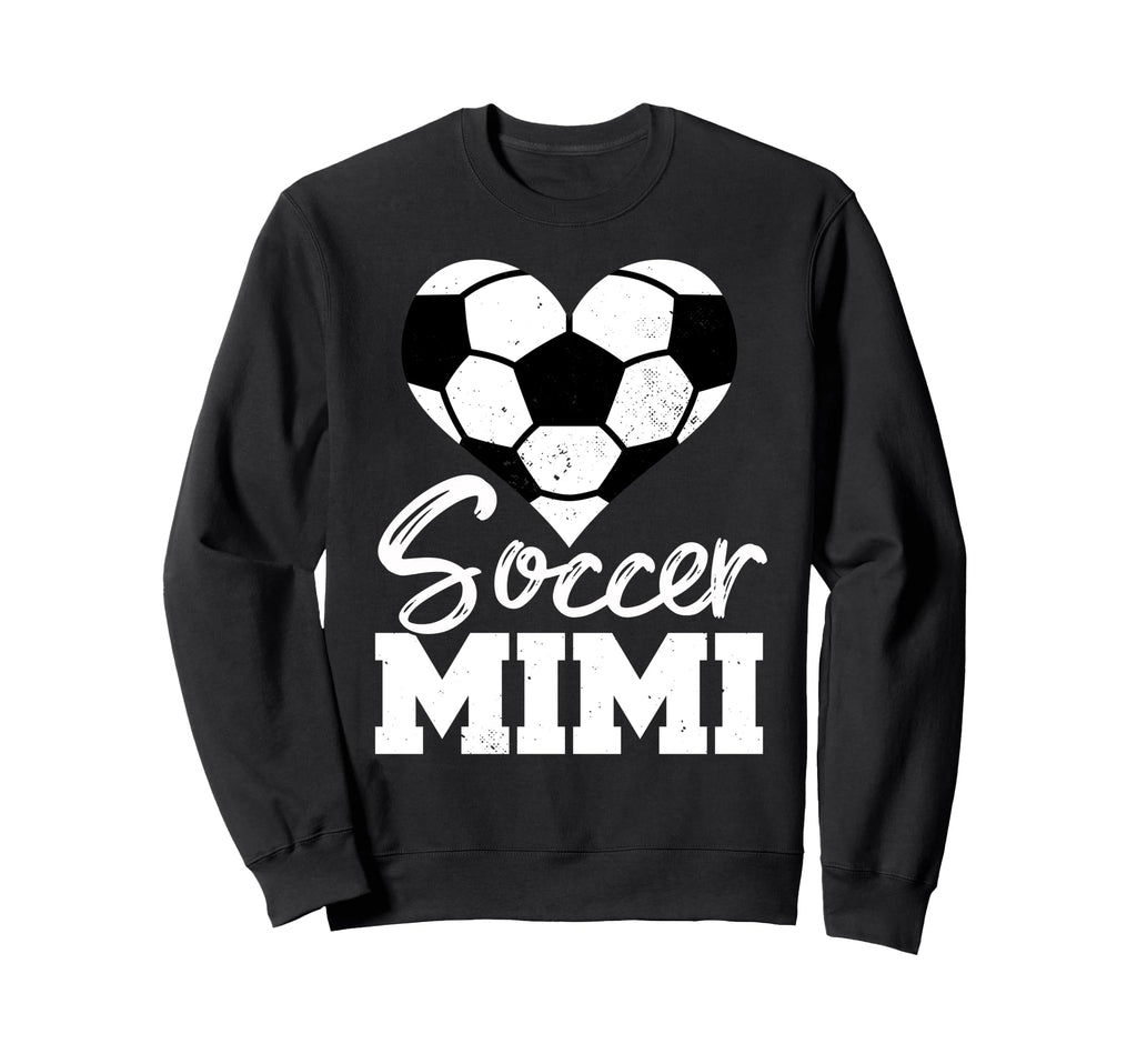 Soccer Mimi Heart Funny Heartfelt Sweatshirt - Graphic Print Men Women