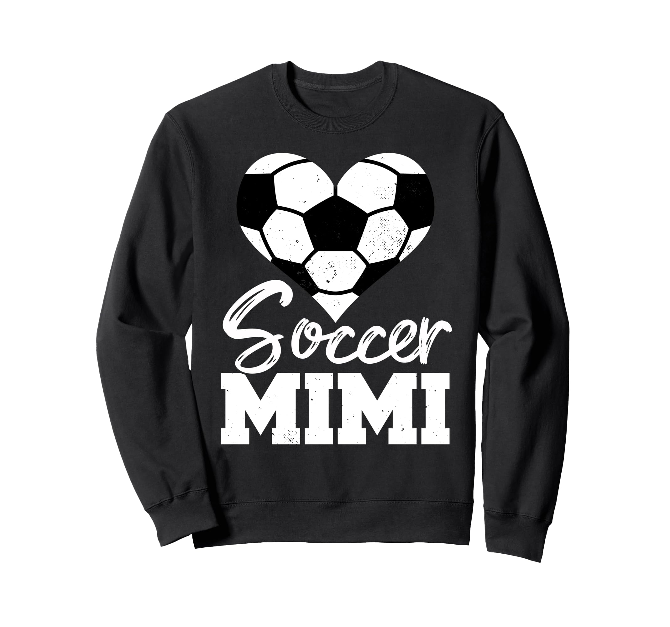Soccer Mimi Heart Funny Heartfelt Sweatshirt - Graphic Print Men Women