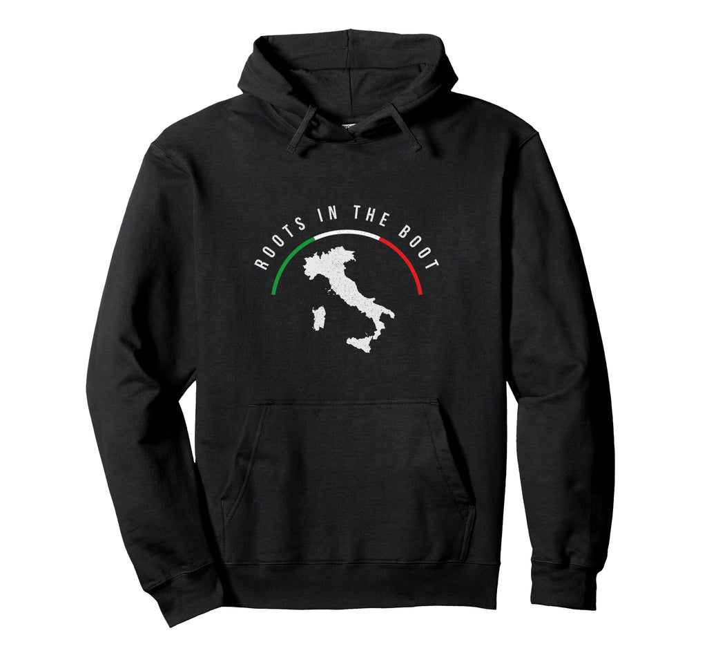 Italy Flag Italian Map Funny Pun Hoodie - Casual Everyday Wear Unisex
