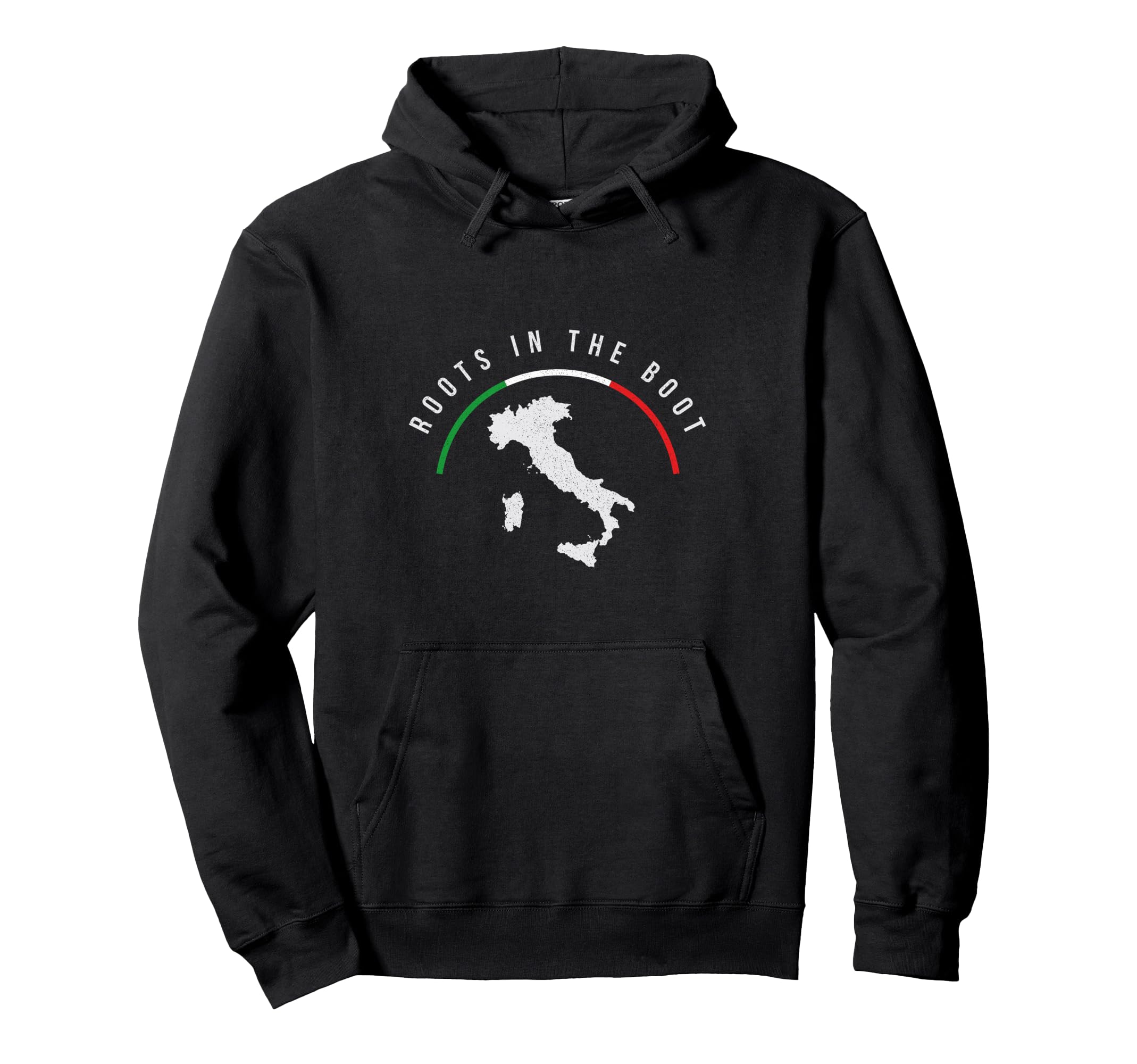 Italy Flag Italian Map Funny Pun Hoodie - Casual Everyday Wear Unisex