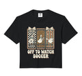 Off To Watch Soccer Silly Goose Funny T-Shirt - Streetwear Style Unisex