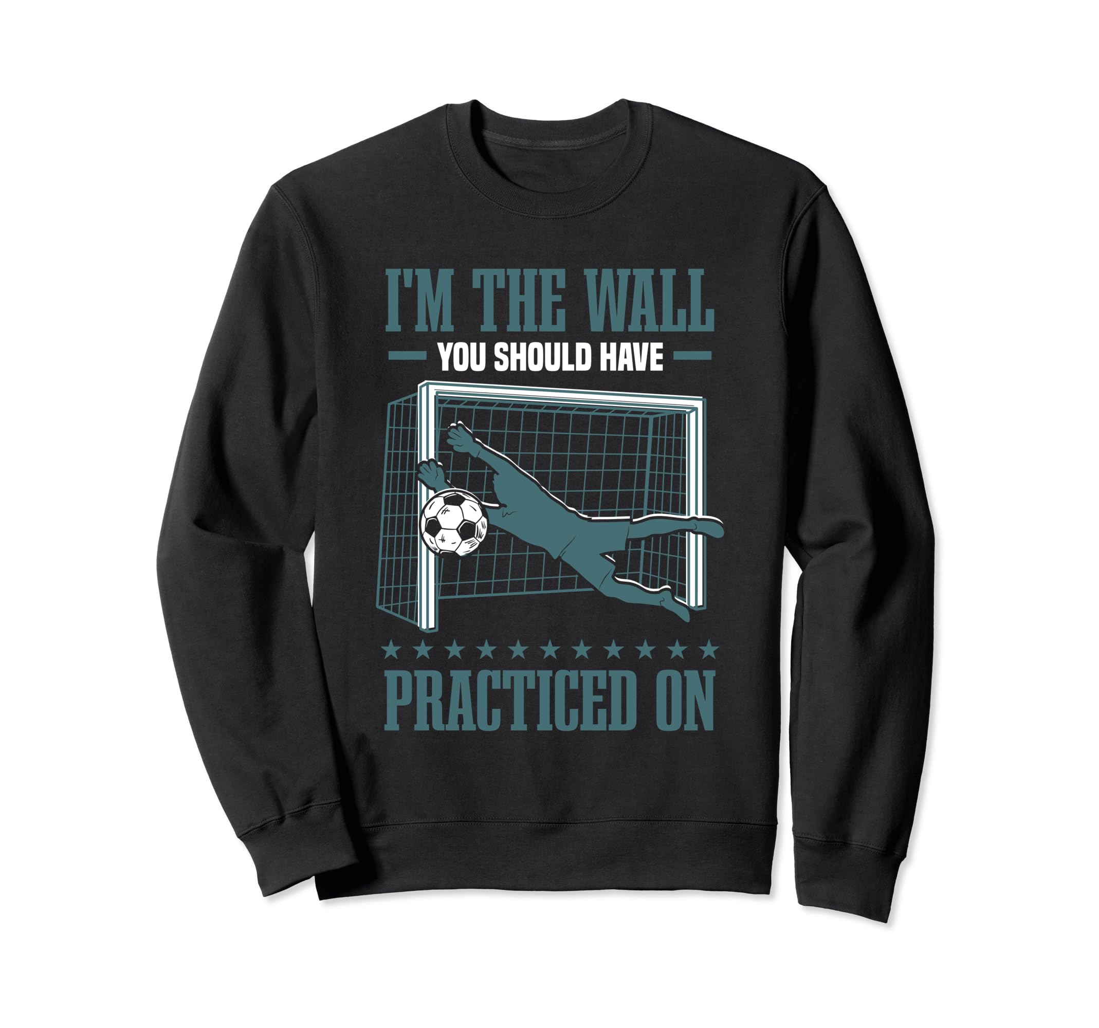 Gloves Goal Soccer Goalie Goalkeeper Sweatshirt - Trendy Graphic Unisex