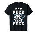 Ice Hockey Goalkeeper Team Goalie T-Shirt - Streetwear Style Unisex