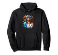 Dachshund Soccer Player Funny Wiener Hoodie - Aesthetic Graphic Men Women