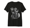 Golden Retriever Motorbike Love T-Shirt - Casual Everyday Wear Unisex