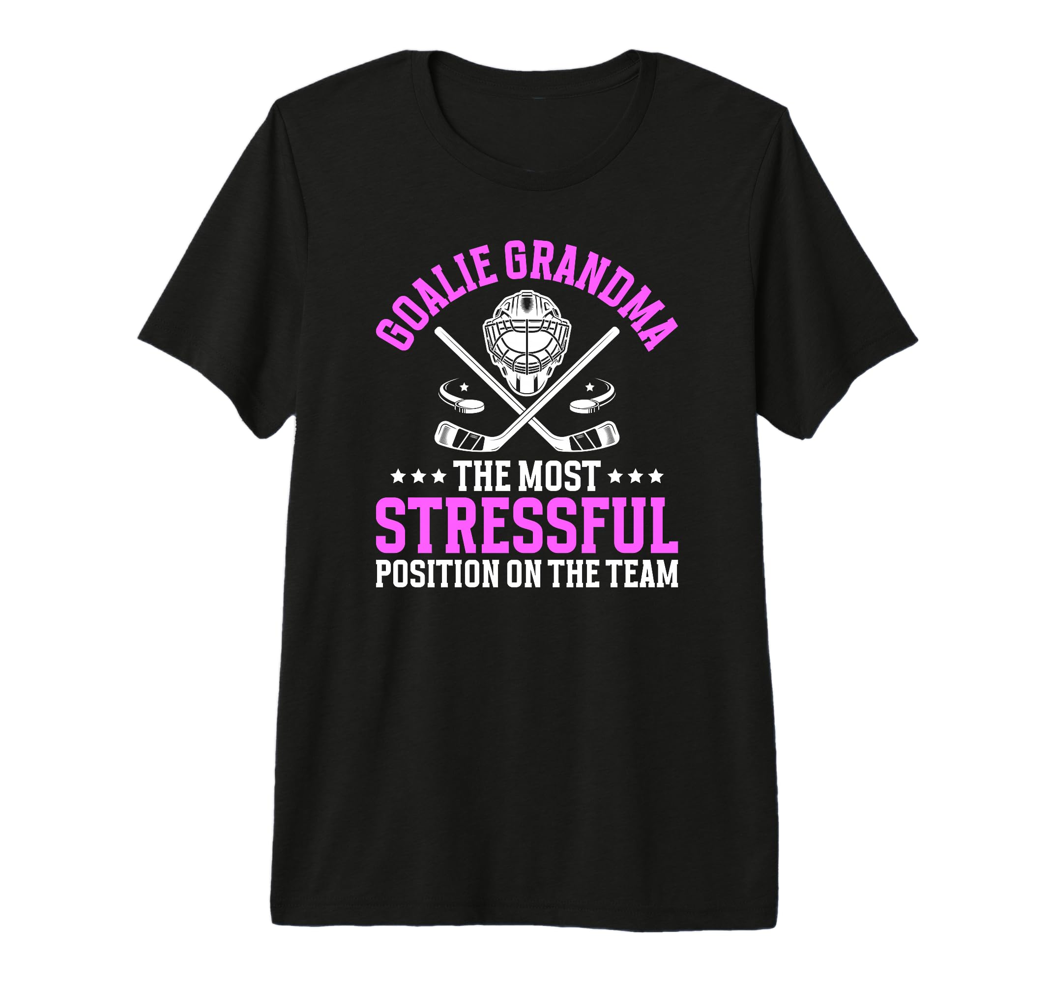 Funny Hockey Goalie Grandma Hockey T-Shirt - Aesthetic Graphic Unisex