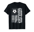 Soccer Papa Proud Soccer Grandpa Usa T-Shirt - Custom Art Print for Adults