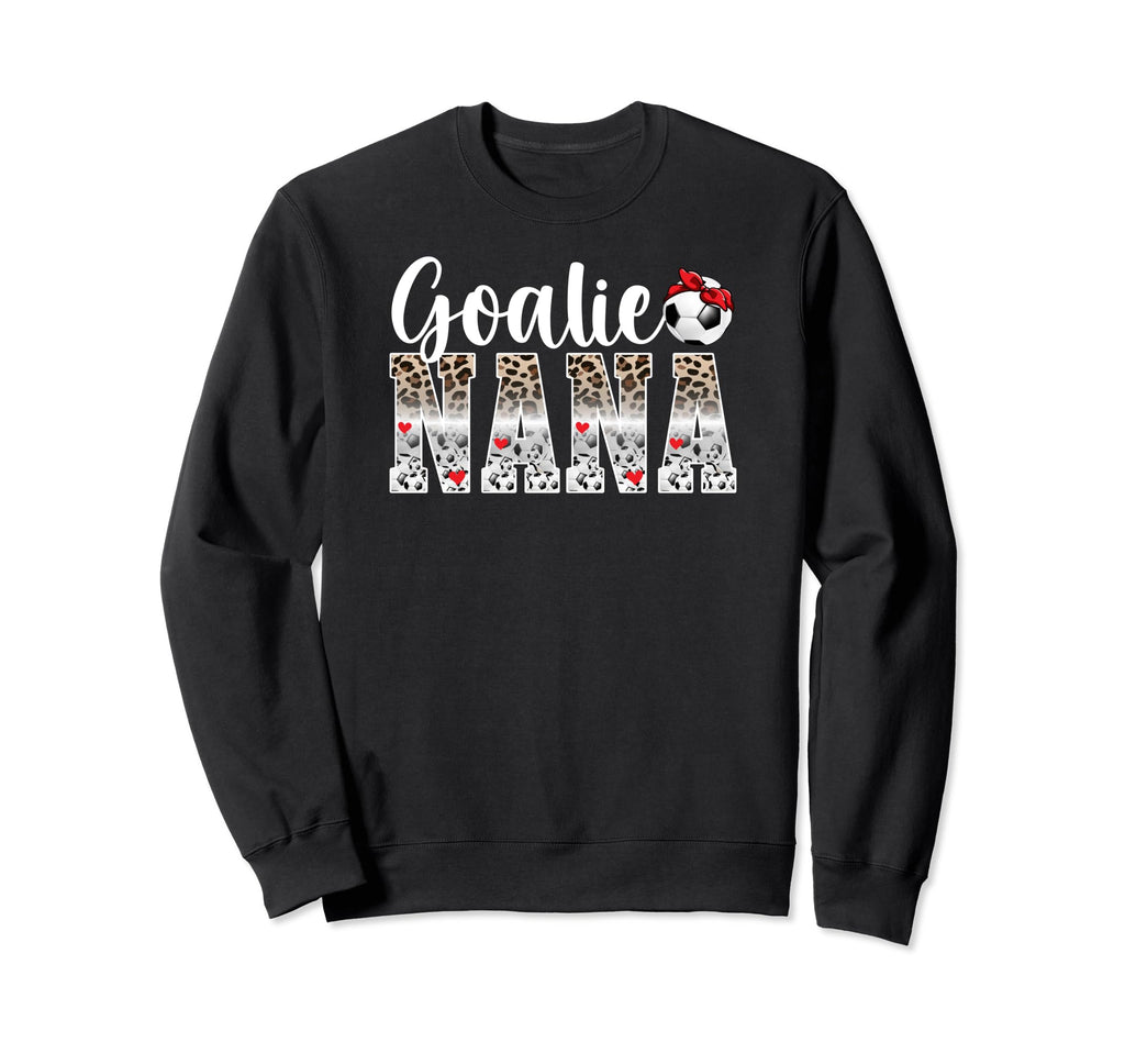 Soccer Goalie Nana Leopard Nana Sweatshirt - Unique Graphic for Adults