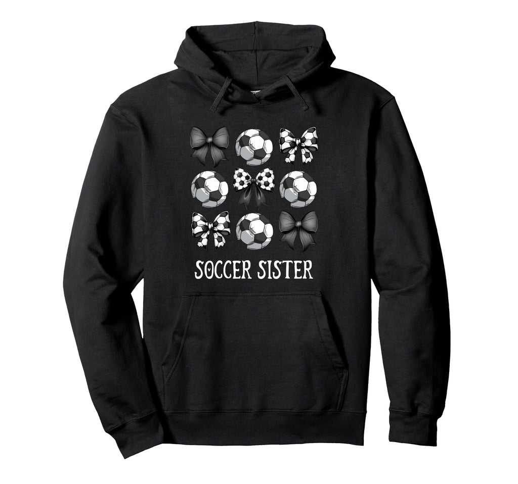 Coquette Soccer Sister Hoodie - Aesthetic Graphic Unisex