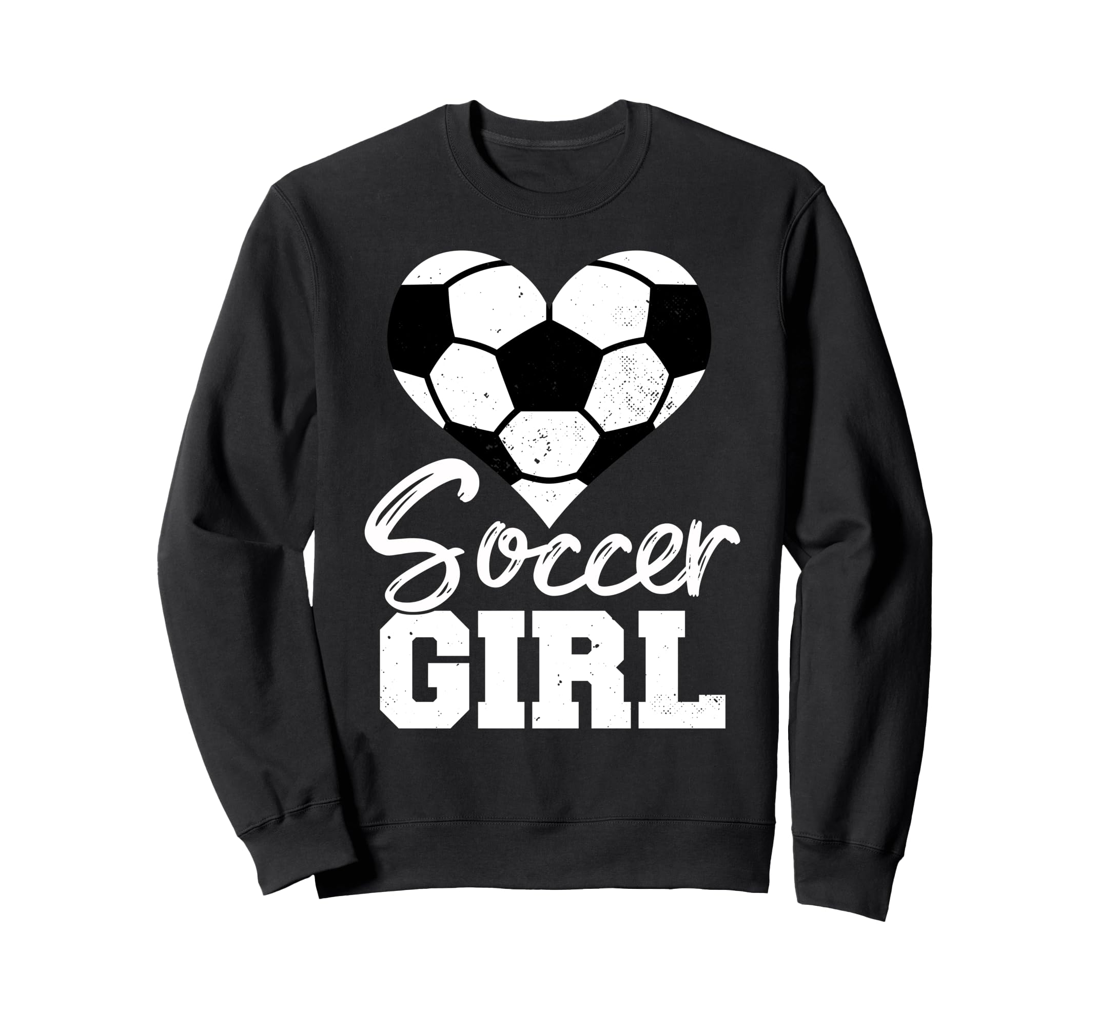 Soccer Heart Funny Heartfelt Love Sweatshirt - Novelty Apparel Unisex