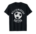 Williamsburg Soccer Distressed 90S T-Shirt - Trendy Graphic Unisex