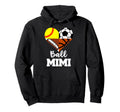 Ball Mimi Soccer Football Softball Hoodie - Custom Art Print Unisex
