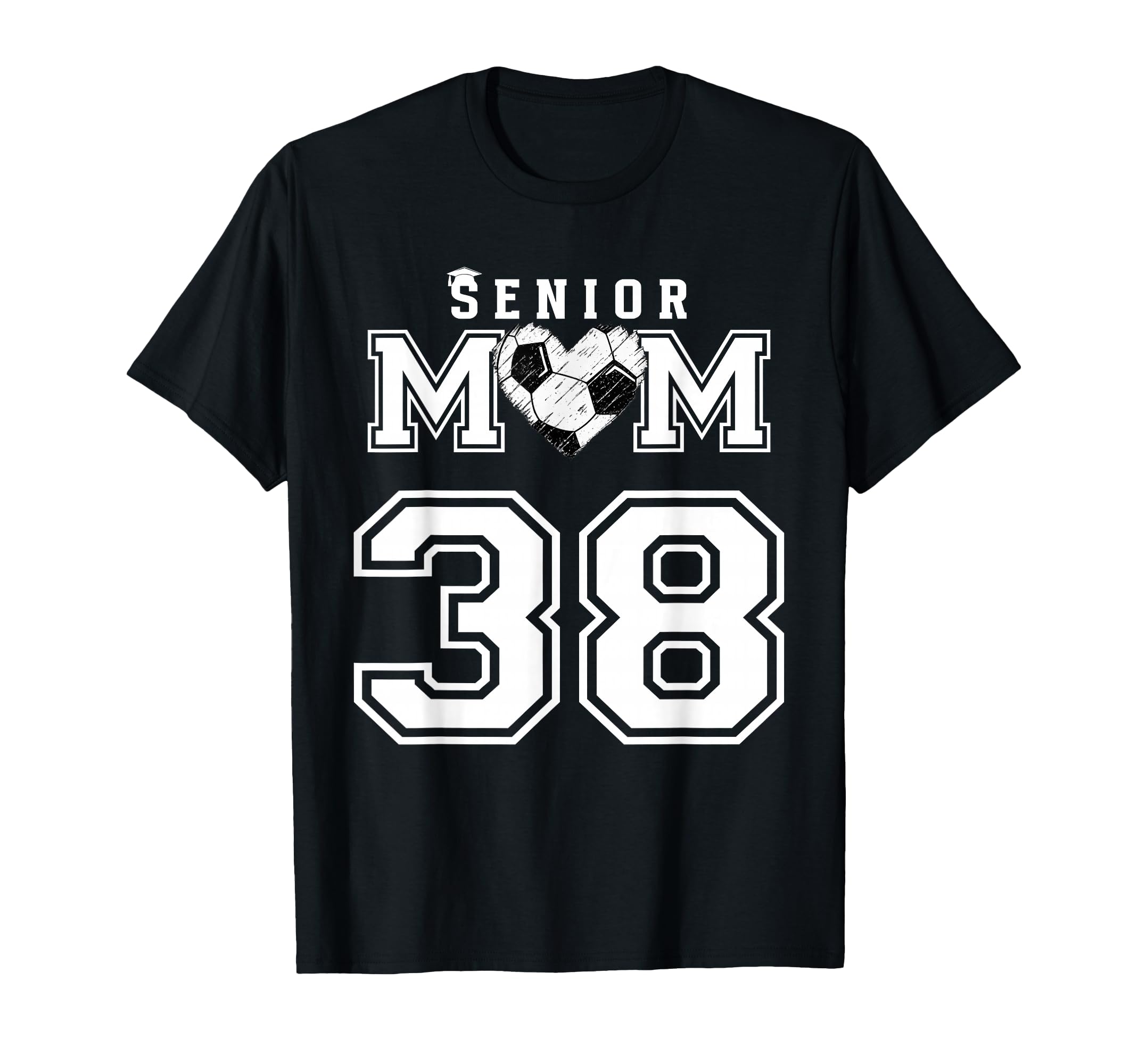 Proud Senior Soccer Mom Custom T-Shirt - Fun Novelty Design Men Women