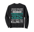 Powerchair Football Coach Funny Power Sweatshirt - Trendy Graphic Unisex