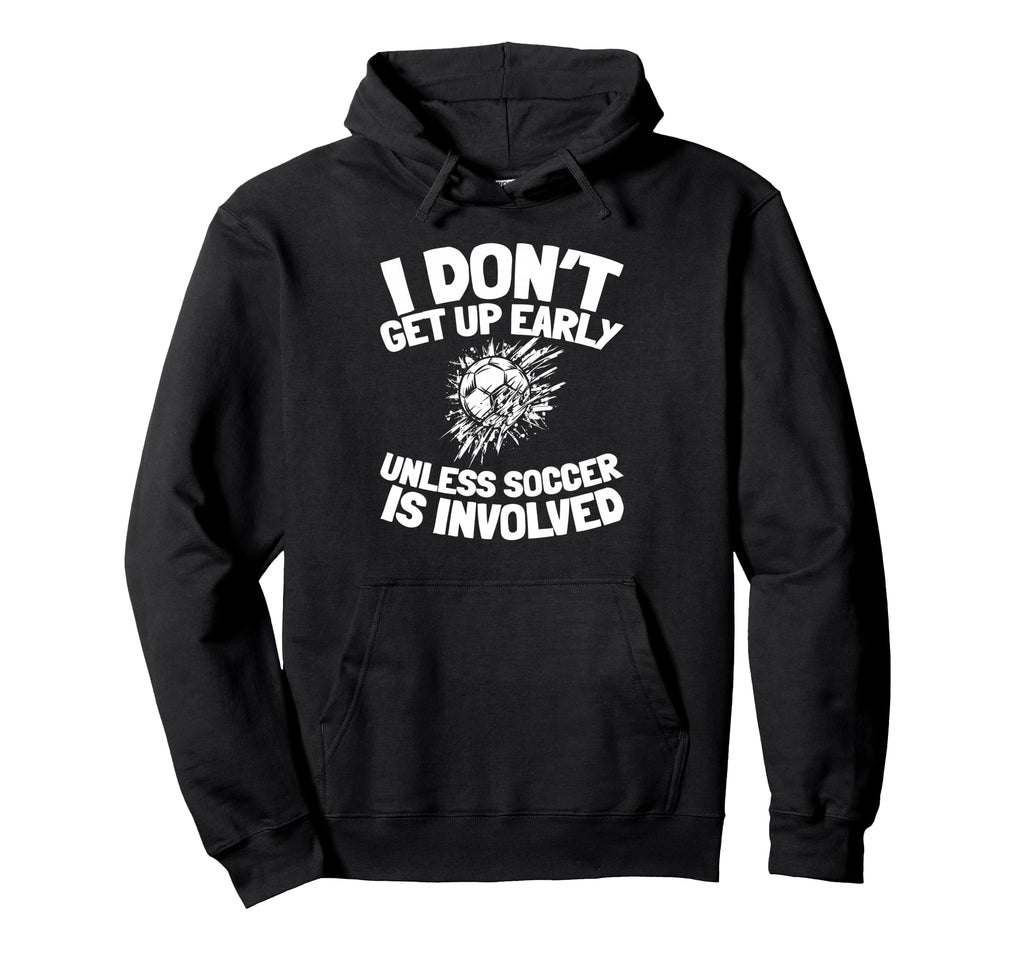 Soccer Player Sports Team Soccer Hoodie - Minimalist Print for Adults