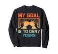 Soccer Goalie Art Gag Soccer Player Sweatshirt - Streetwear Style Unisex